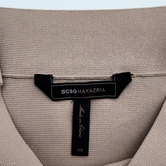 BCBGMaxAzria Women's Alexa Mauverose Bandage Pencil Hi Rise Skirt Stretch Sz XS - Picture 6 of 9